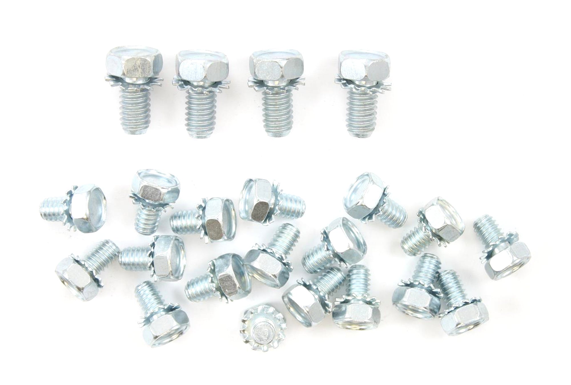 Pioneer Oil Pan Bolt Kit - Hex Head - Steel - Zinc Oxide - Small Block Chevy - Kit S-1100