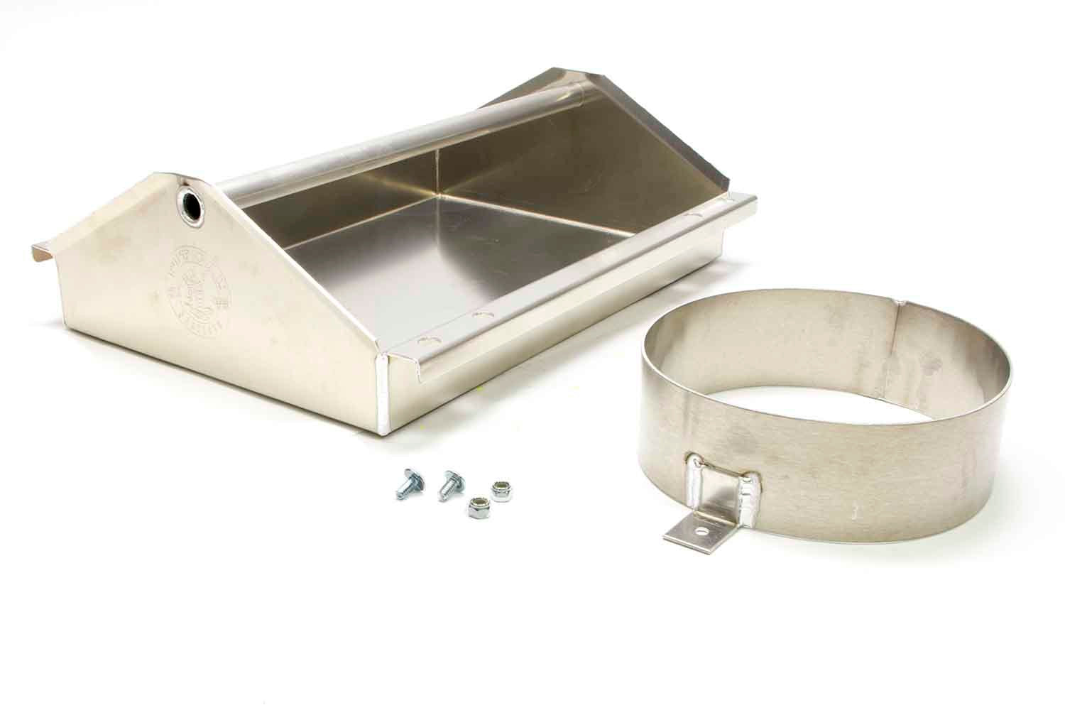 Pit Pal Tool Tray - Carburetor - Junior - 16.5 x 13.25 x 5 in Tall - Aluminum - Natural - 7-5/16 in Diameter Flange PAL129D