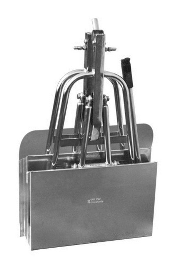 Pit Pal Floor Jack Mount - Wall Mount - 1-Piece - 27.688 x 17.5 x 6 in - Aluminum - Natural PAL199