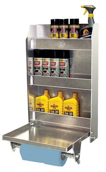 Pit Pal Trailer Cabinet - 19.5 x 30 x 5.5 in - Aluminum - Natural 323