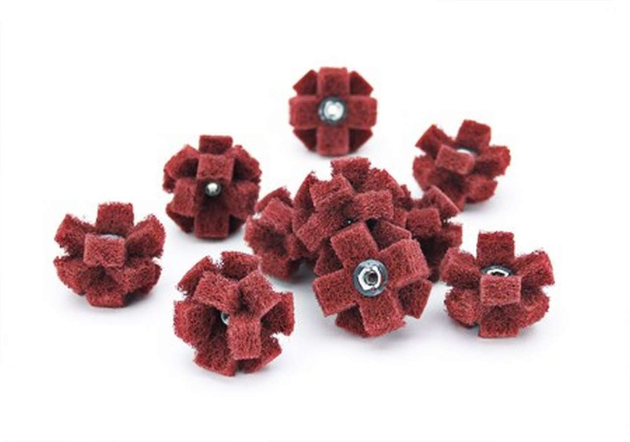 POWERHOUSE POW351910 Cross Buffs, 1-1/2-Inch Medium, Set of 10