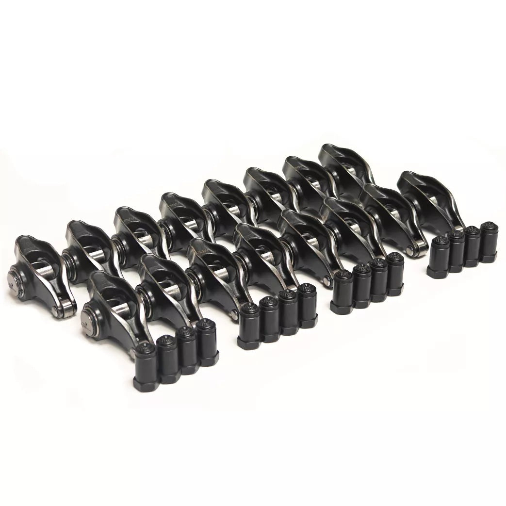 PRW Industries Elite Series Rocker Arms 62460773, 1.73 Ratio, 7/16-Inch Stud Mount, Ford Cleveland/Modified