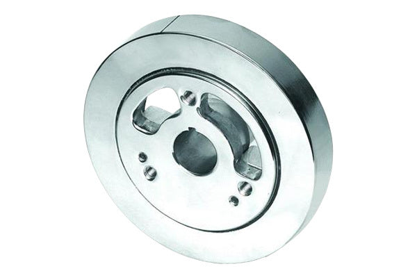 Professional Products PowerForce 82001 Harmonic Balancer for Small Block Chevy, 6.75-Inch, Polished Stainless Steel