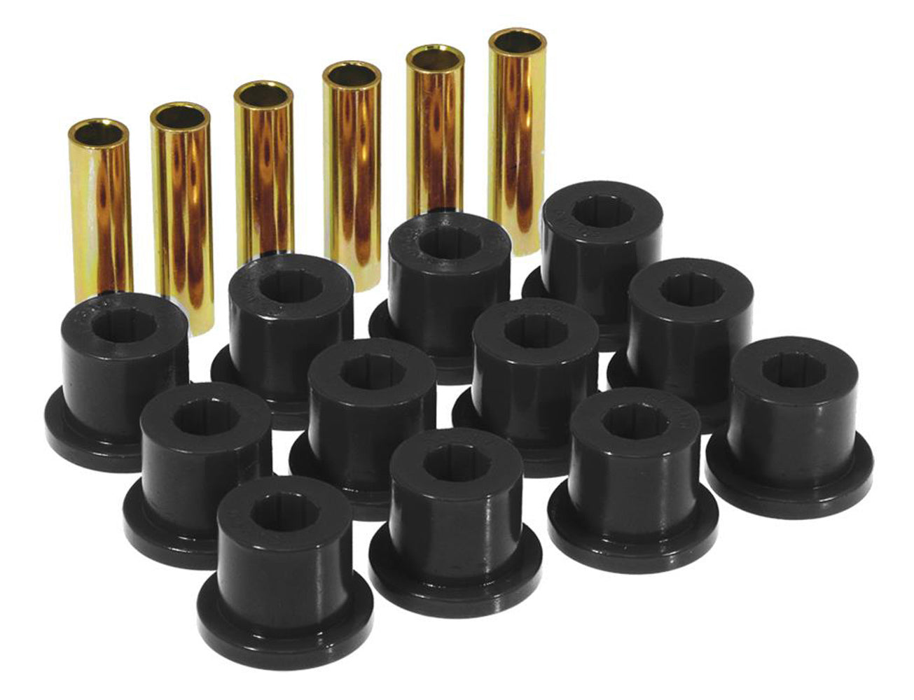 Prothane 7-1001BL Rear Spring Shackle Bushing Kit for 1967-1991 GM Full-Size Trucks and SUVs