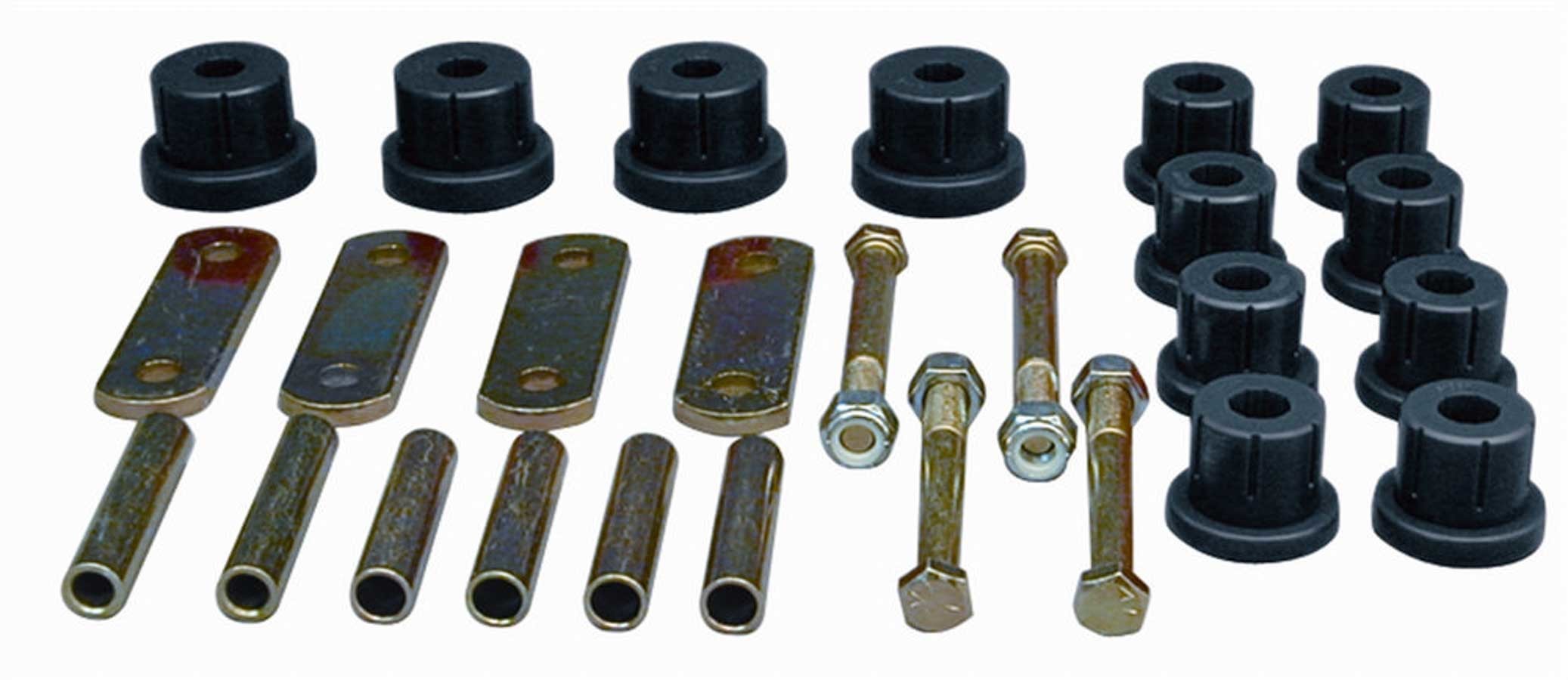 Prothane 7-1050BL Spring and Shackle Bushing Kit for 1967-1981 Camaro and GM F-Body/X-Body
