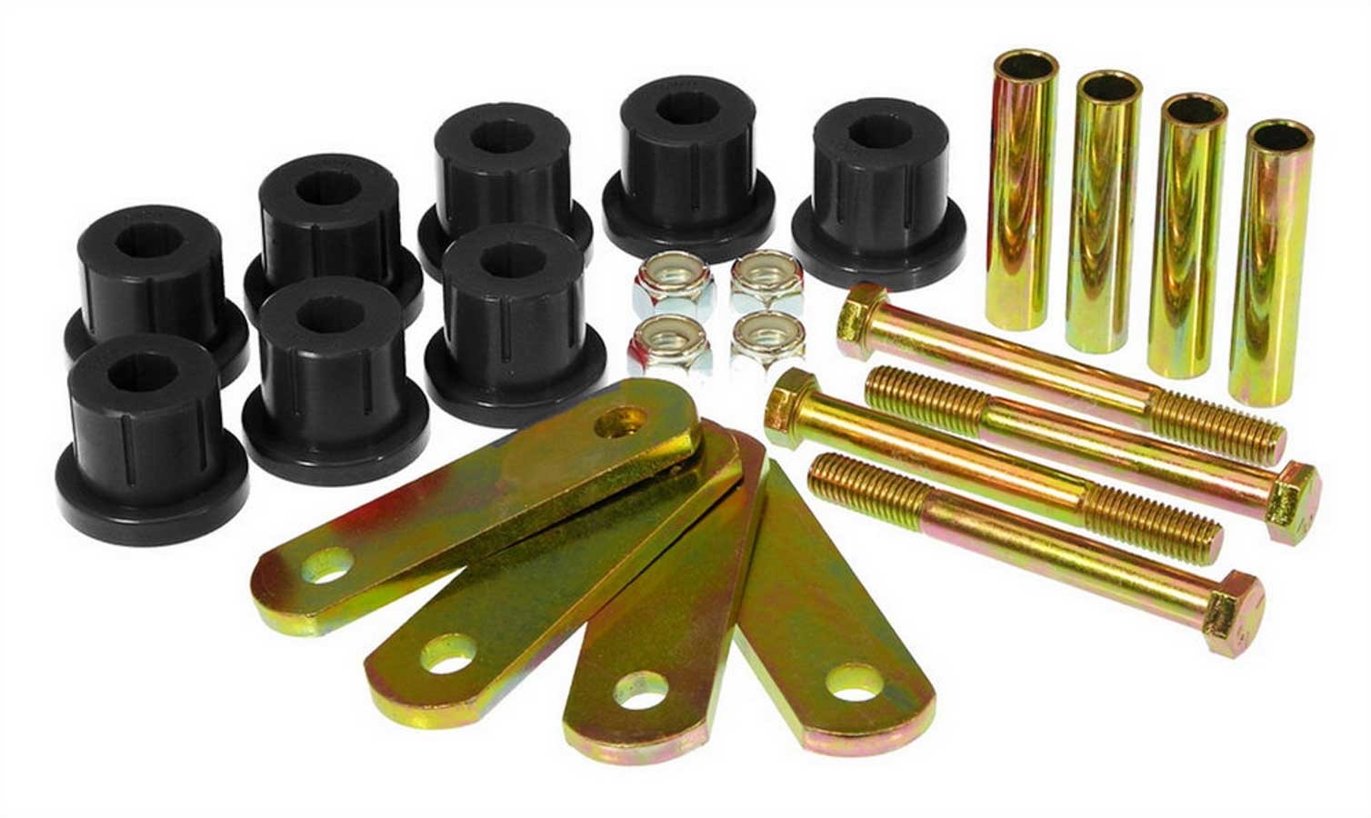 Prothane 7-1051BL Spring Shackle Bushing Kit for 1967-1981 Camaro and GM F-Body/X-Body