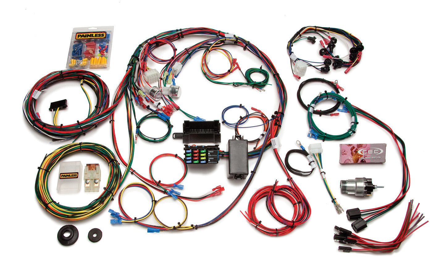 Painless Wiring 1967-68 Mustang Chassis Harness 22 Circuits 20121 product image