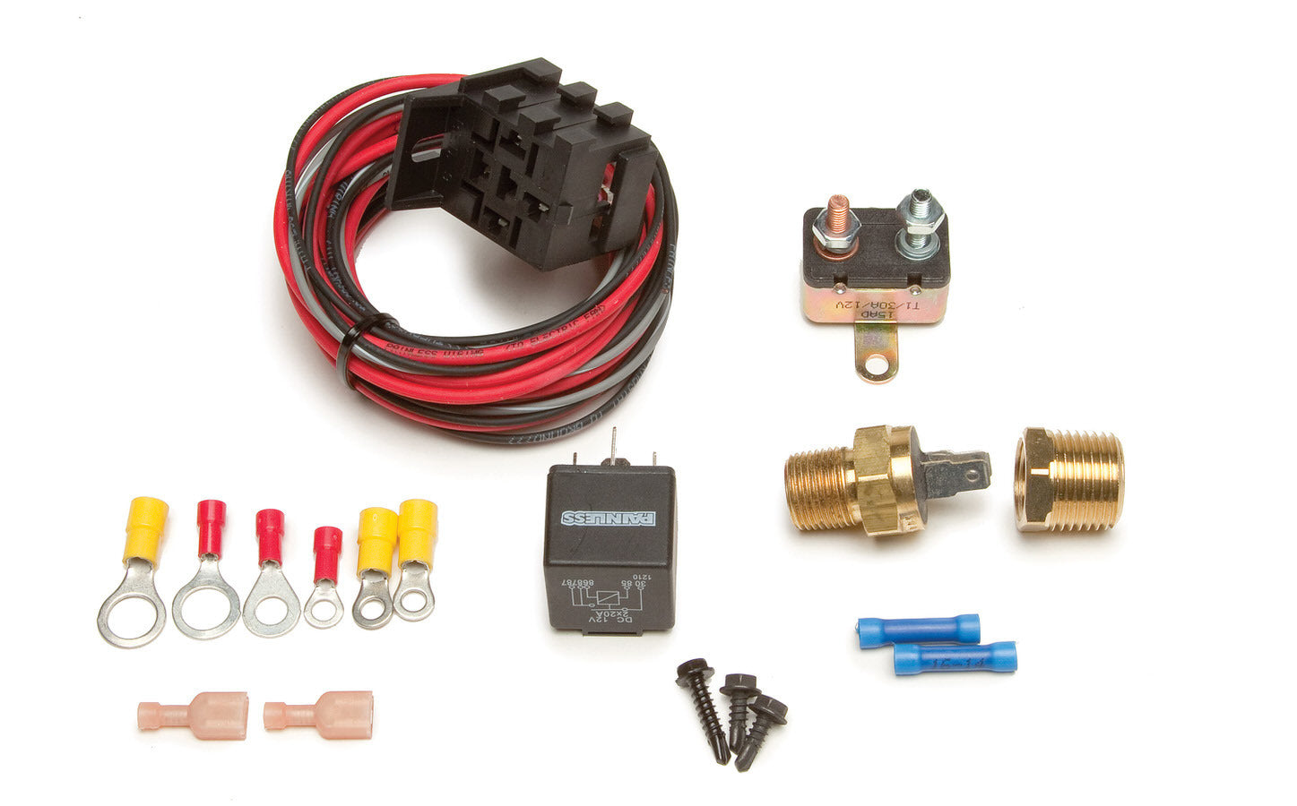 Painless Wiring Fan Relay W/ Thermostat 30103 product image