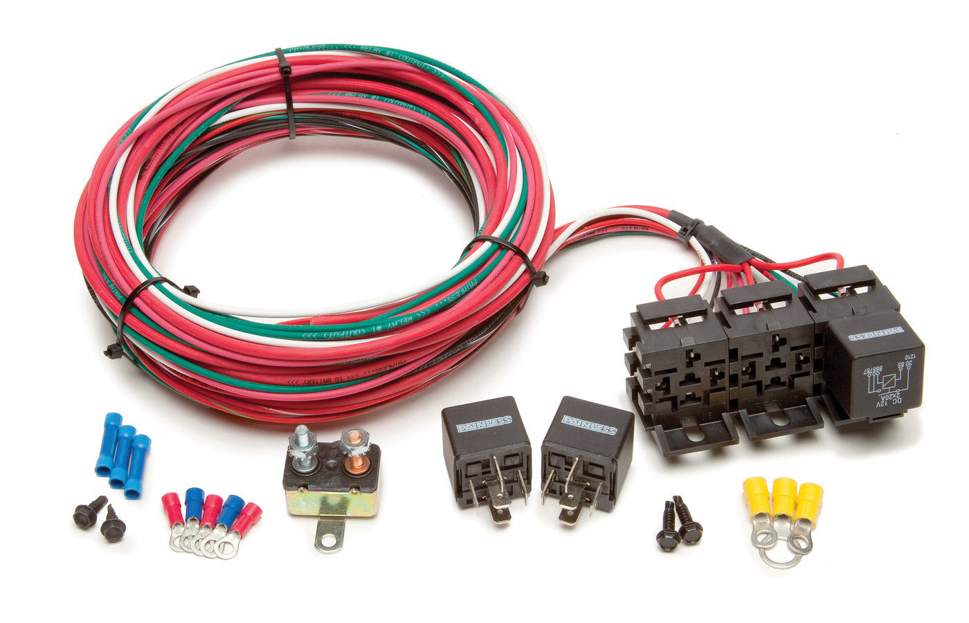 Painless Wiring 3-Pack Relay Bank 30107 product image