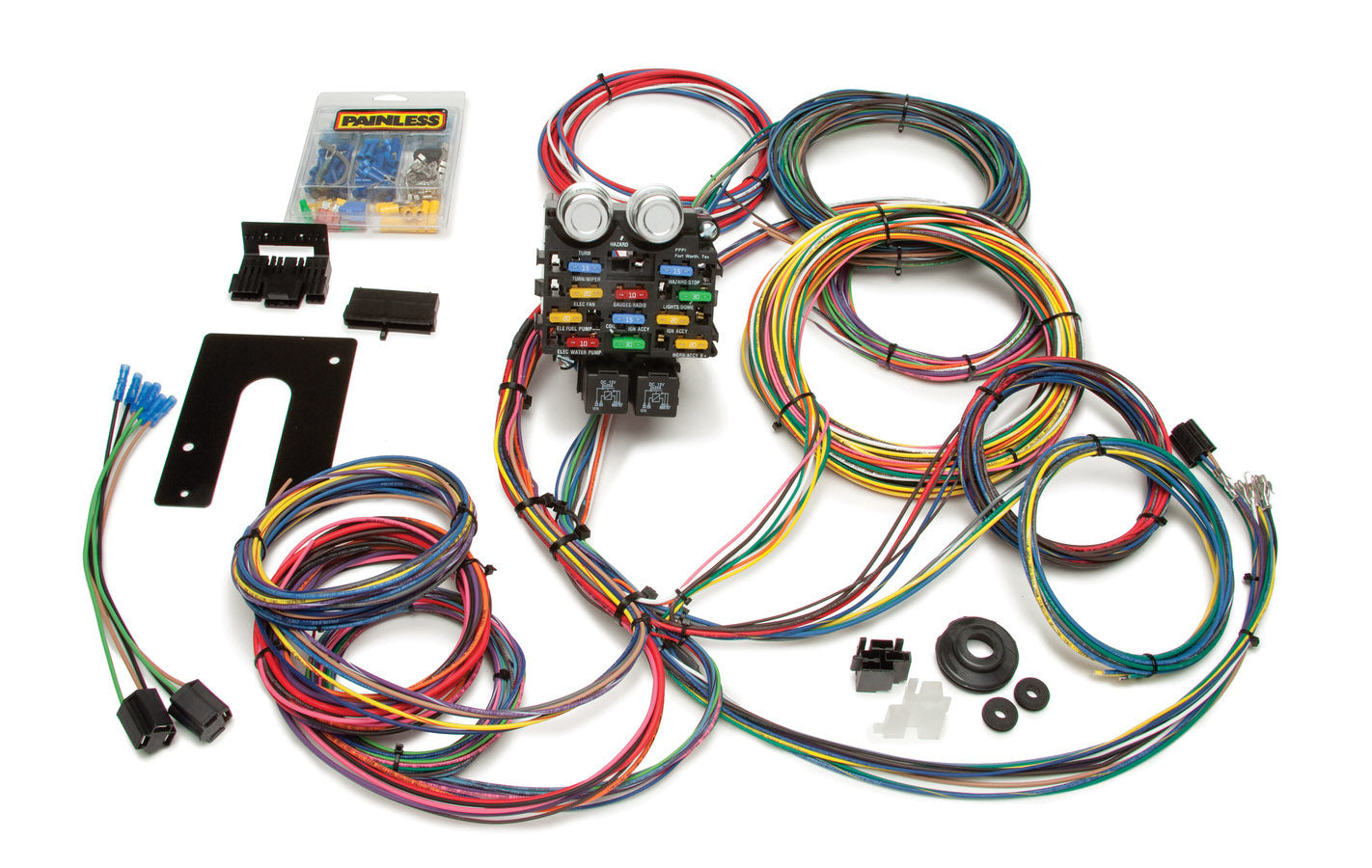 Painless Wiring Car Wiring Harness - PRO Street - Complete - 21 Circuit - Universal - Kit 50002 product image