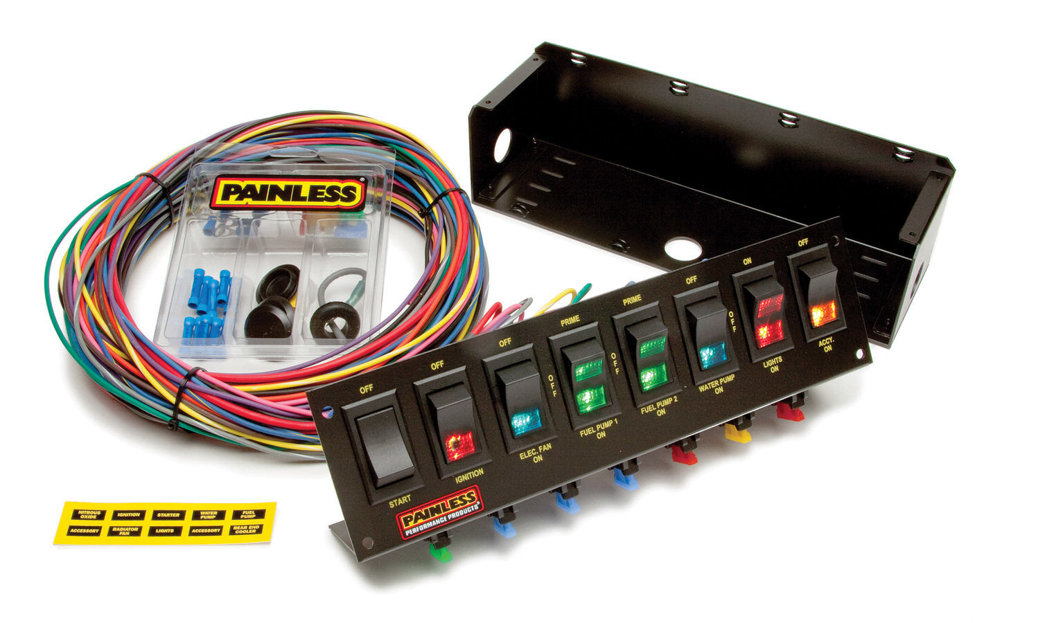 Painless Wiring 8 Switch Panel W/harness 50303 product image
