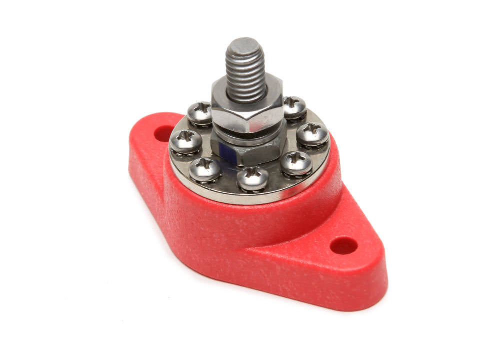 Painless Wiring 8-Point Distribution Block (red) 80114 product image