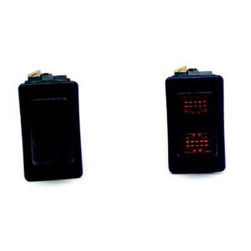 Painless Wiring Rocker Switch - Momentary - 12V - Plastic - Black 80400 product image