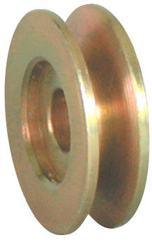 Powermaster 111 Alternator Pulley, 1-Groove V-Belt, 2-3/8 in. Diameter, Yellow Zinc Steel