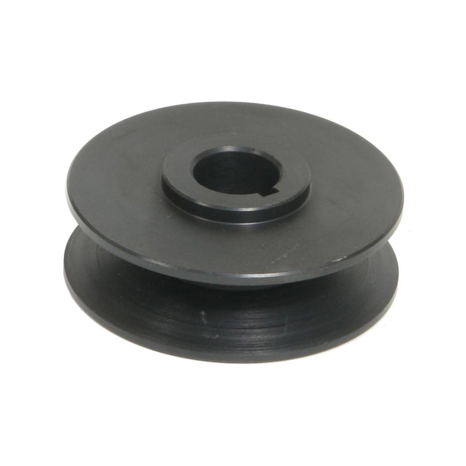Powermaster 1135 Alternator Pulley, 1-Groove V-Belt, Black Steel