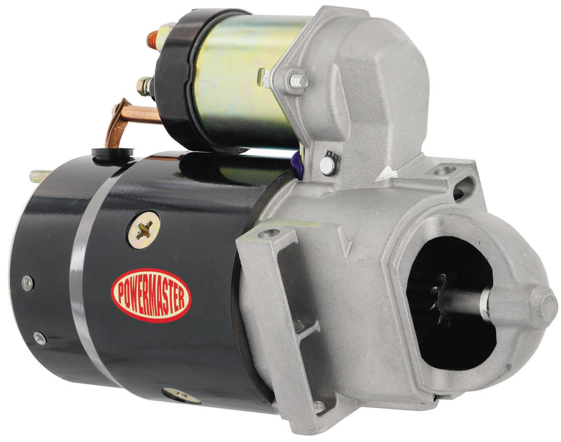 Powermaster 3510 Hi-Torque Retro OEM-Style Starter for Small Block Chevy V8, Black