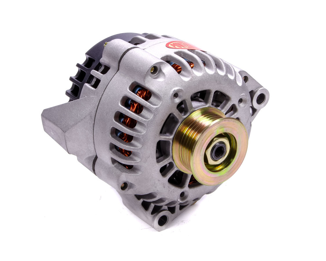 Powermaster 48206 GM CS130D Alternator, 165 Amp, 12V, 1-Wire, 6-Rib Serpentine Pulley