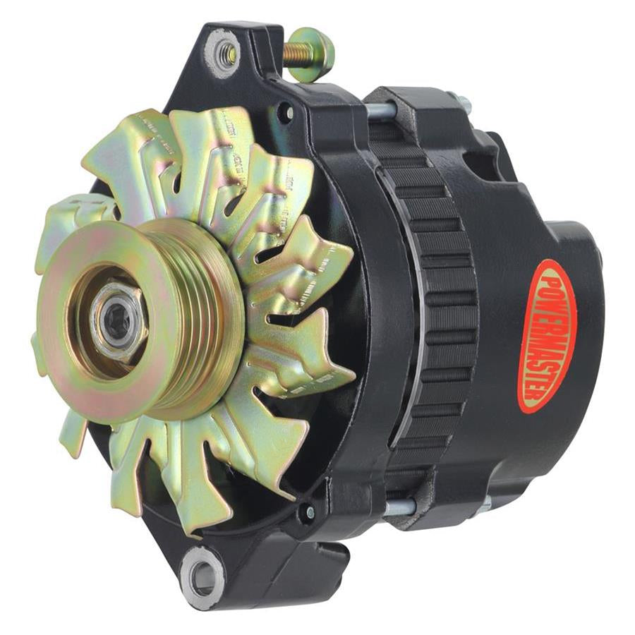 Powermaster 578018 GM CS130 Alternator, 140 Amp, 12V/16V, 1-Wire, 6-Rib Serpentine Pulley