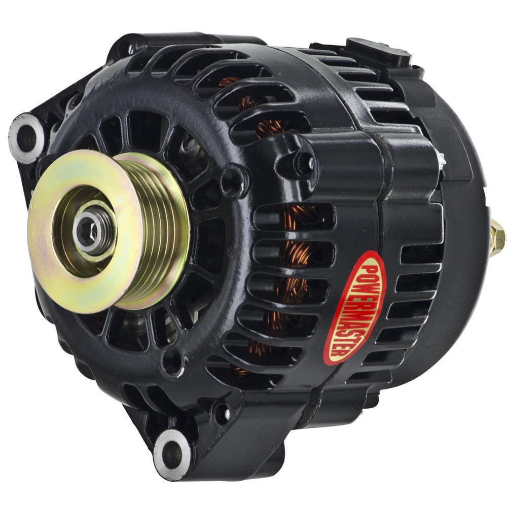 Powermaster 58247 GM AD230 165 Amp 12V 1-Wire Alternator with 6-Rib Serpentine Pulley