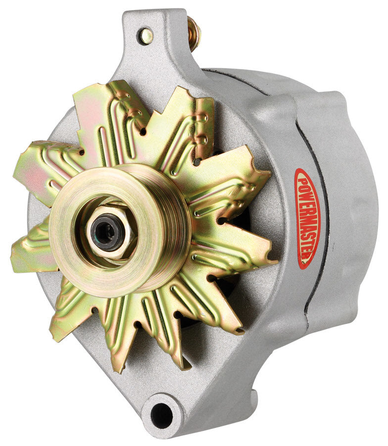 Powermaster 8-47140 Ford-Style 150 Amp Race Alternator, 12V, 1-Wire, 6-Rib Serpentine Pulley