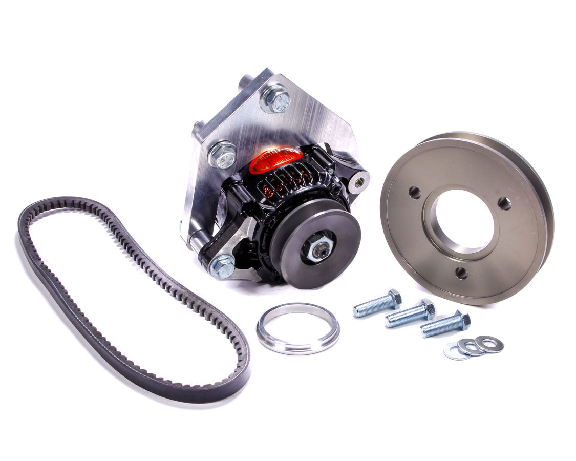 Powermaster 8-880 Pro Series 55-Amp Alternator Kit for Big Block Chevy, Denso 93 mm Snug Mount