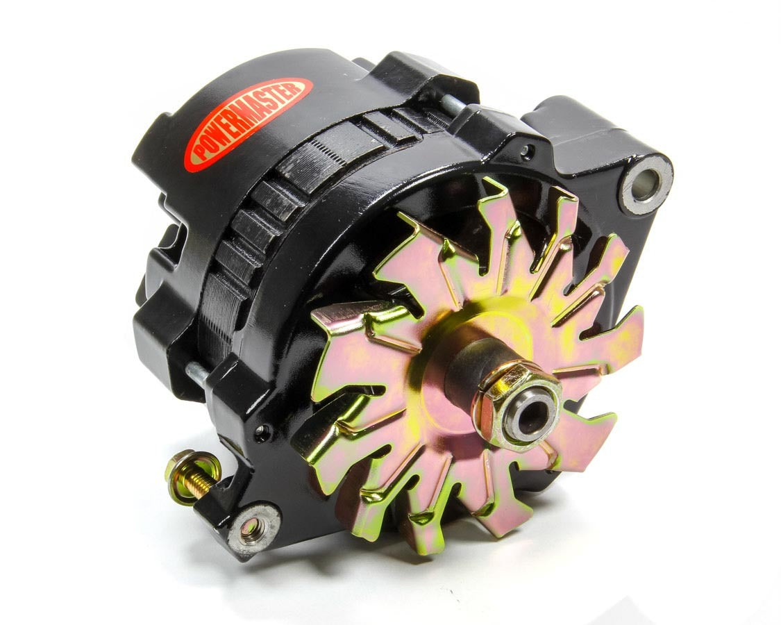 Powermaster 8068 GM-Style CS121 100 Amp 1-Wire Race Alternator, Black