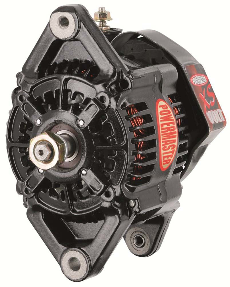 Powermaster 8128 Denso-Style XS Race Alternator, 115 Amp, 12-16V, 1-Wire