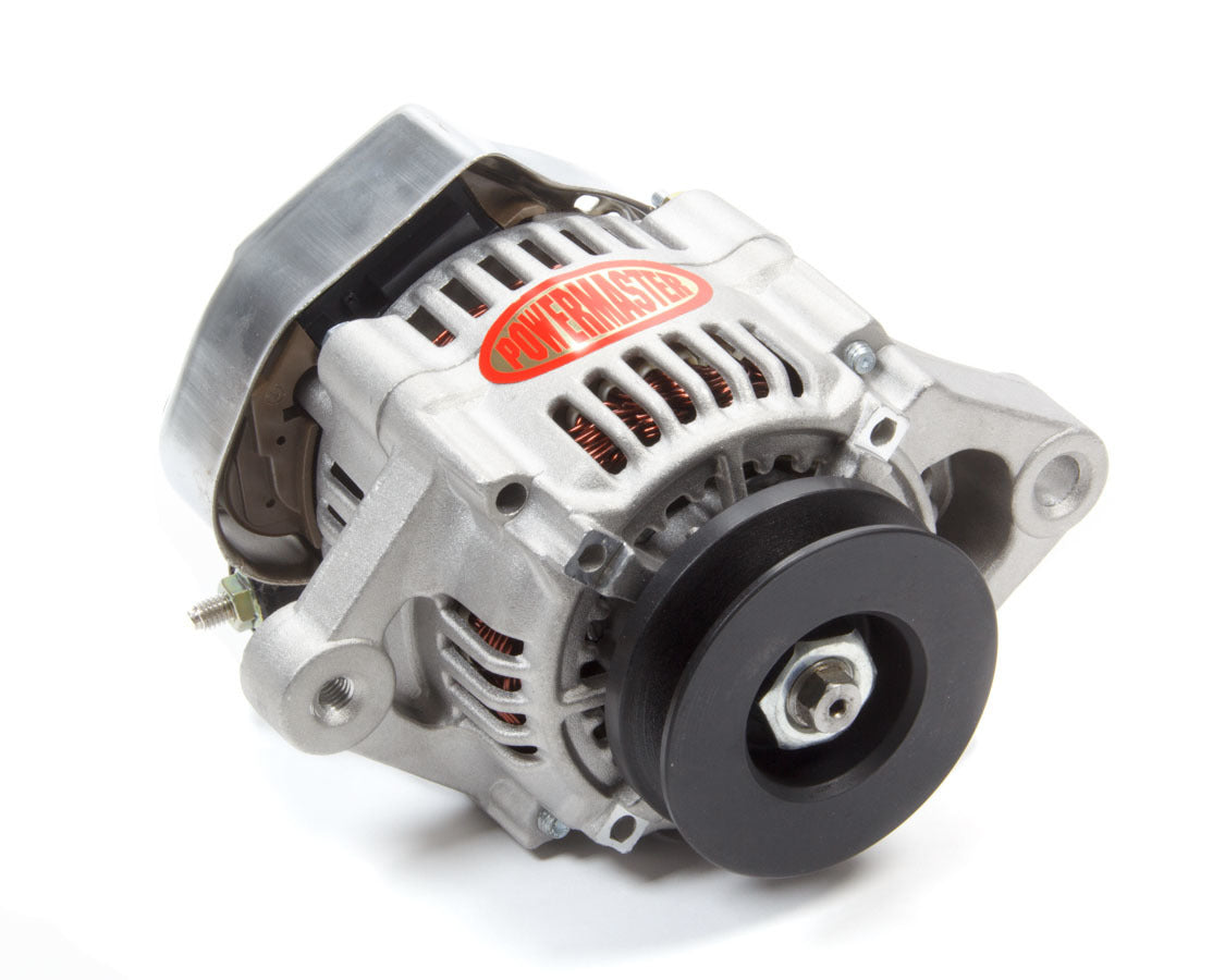 Powermaster 8176 Denso-Style Race Alternator, 55 Amp, 16 Volt, 1-Wire