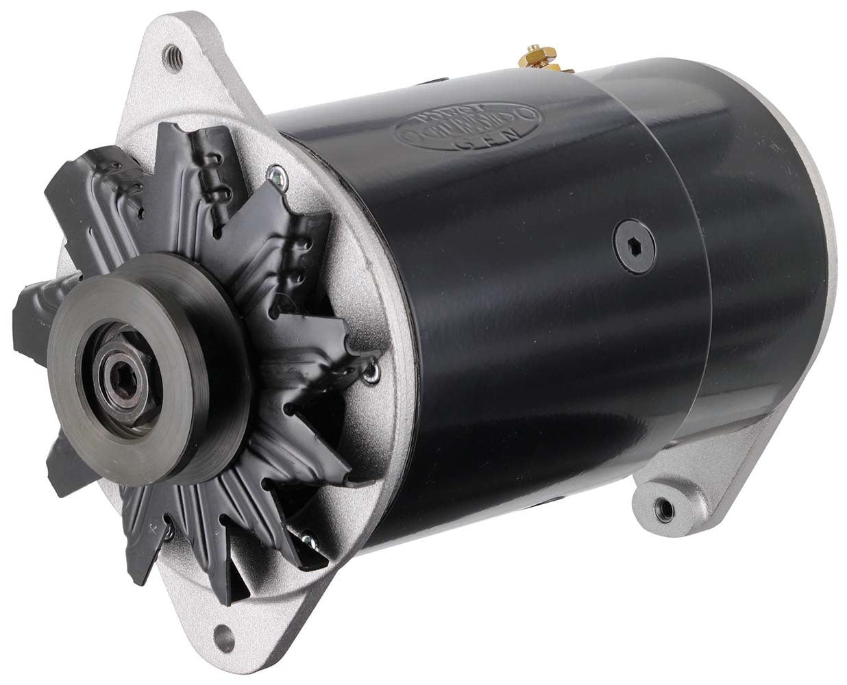 Powermaster PowerGEN Alternator 82051, 90 Amp, 12V, 1-Wire, Long Case, GM
