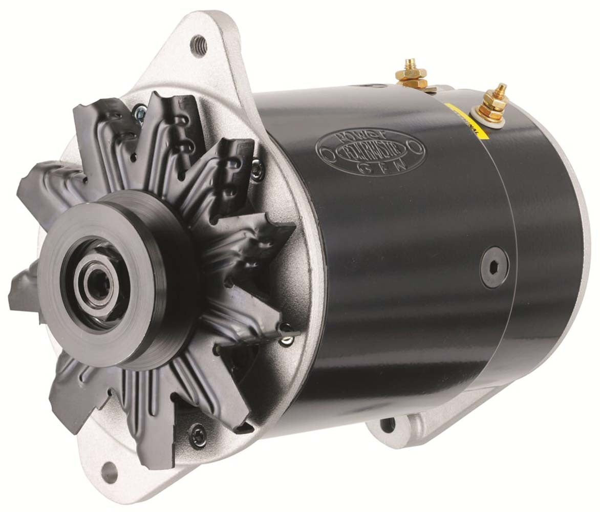 Powermaster PowerGEN 82111-2 GM Black Short 90 Amp 12V Alternator