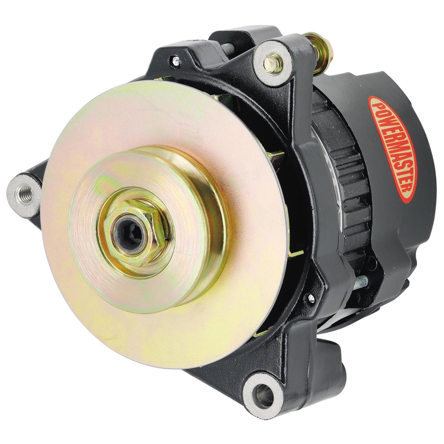 POWERMASTER 8478 XS Volt GM CS121 Race Alternator, 100 Amp, 12V/16V, 1-Wire