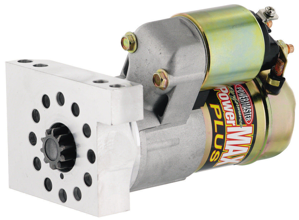 Powermaster PowerMAX Plus Starter 9100 for Chevy V8, 6.1:1 Gear Reduction, 153/168-Tooth Flywheel