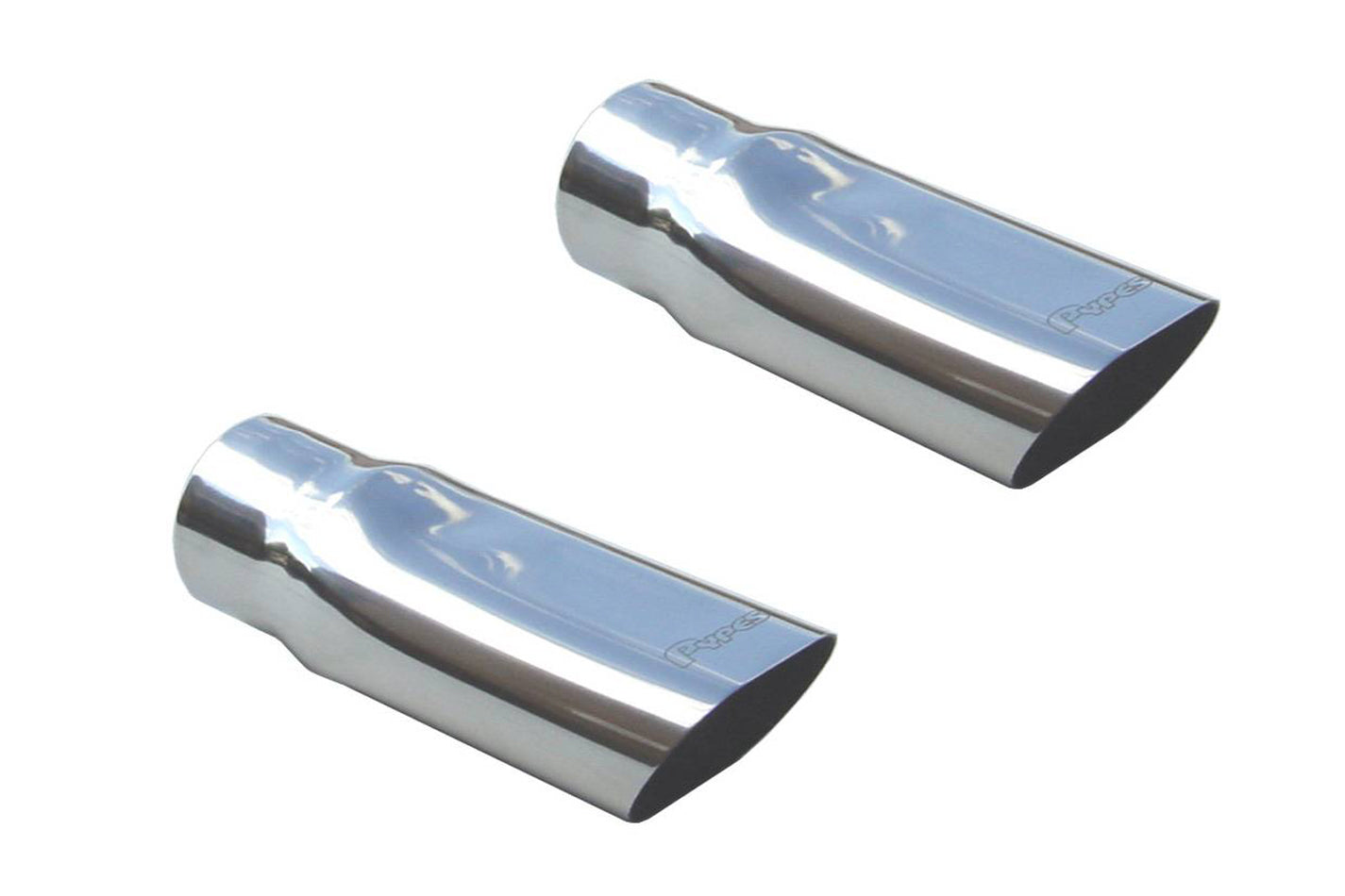 Pypes Performance Exhaust EVT56 Chevelle Slip-On Exhaust Tips, 3-Inch Inlet, Polished Stainless Steel, Pair