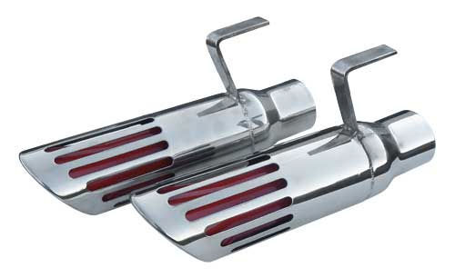 Pypes Performance Exhaust EVT89 1971-1974 B-Body Charger Exhaust Tips, 2.5-Inch Slip-On, Polished Stainless Steel