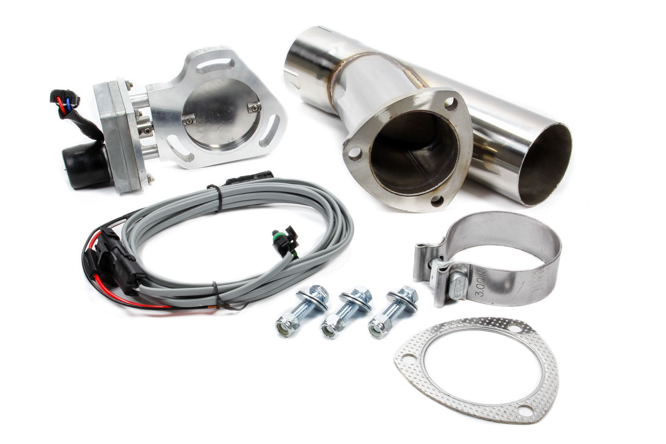Pypes Performance Exhaust HVE13K 3-Inch Electric Exhaust Cut-Out Kit with Y-Pipe