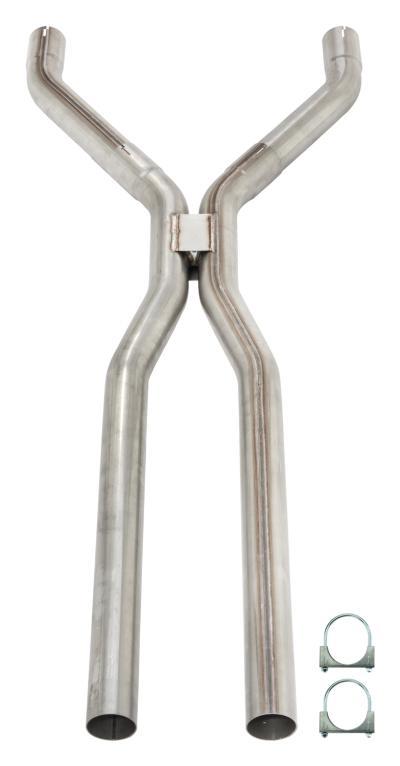 Pypes Performance Exhaust HVF10 2.5-Inch Universal Stainless Steel H-Pipe