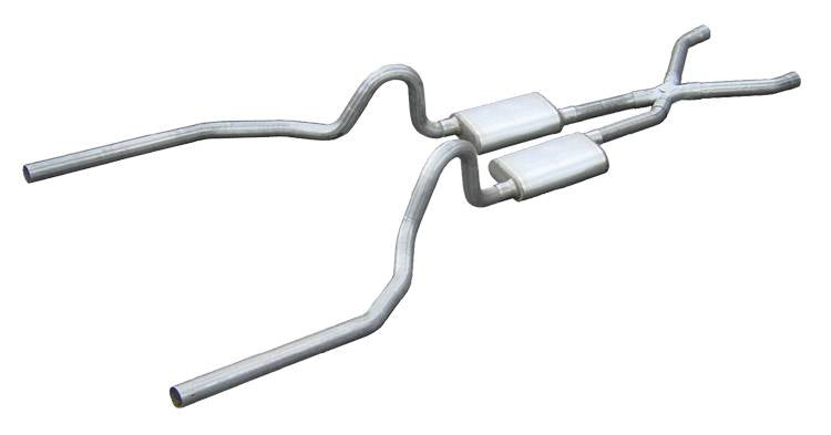 Pypes Performance Exhaust SFM04 Header-Back Exhaust System for 1971–1973 Ford Mustang