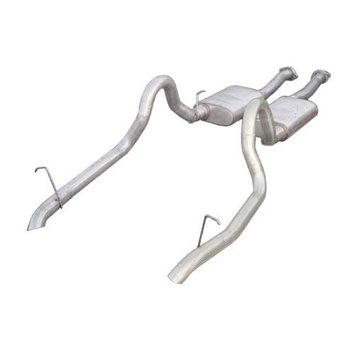 Pypes Performance Exhaust SFM10V Violator Cat-Back Exhaust System for 1987-1993 Ford Mustang 5.0L