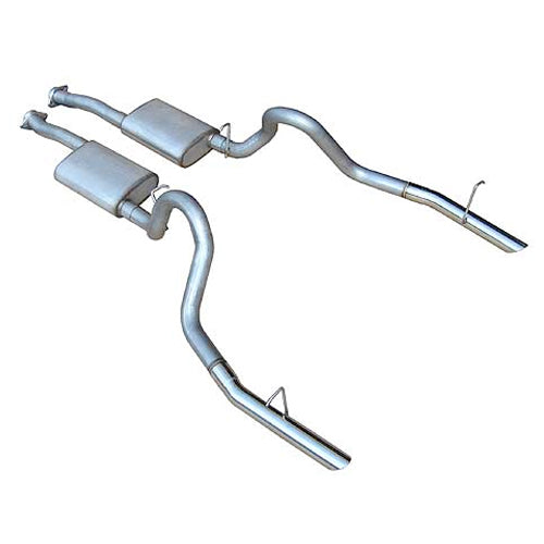 Pypes Performance Exhaust SFM13V Violator Cat-Back Exhaust System for 1979-1997 Ford Mustang