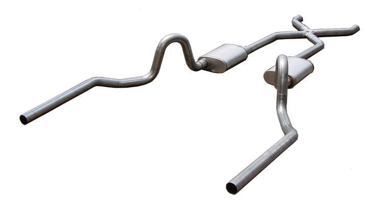 Pypes Performance Exhaust SGA10R 1964–1972 GM A-Body 2.5-Inch Crossmember-Back Exhaust System