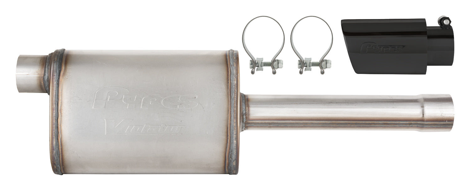 Pypes Performance Exhaust SGT32VB Violator Muffler and Black Tip Kit for 2019-2025 GM Full-Size Trucks
