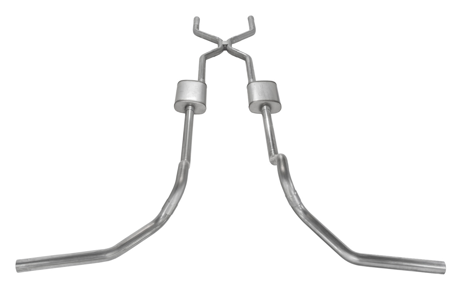 Pypes Performance Exhaust SGT78R Race Pro Series Crossmember-Back Exhaust System for 1967-1974 GM Full-Size Trucks