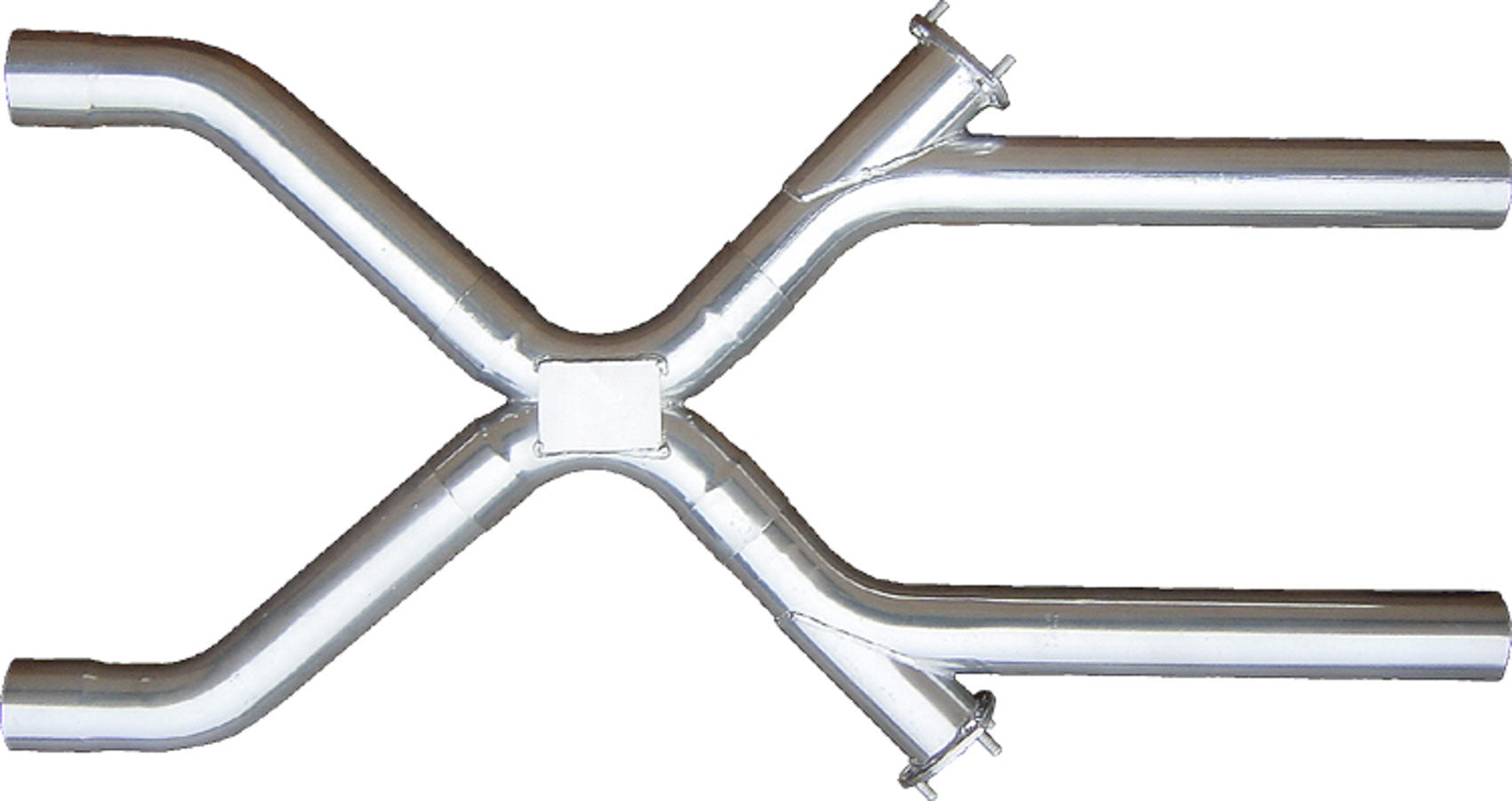 Pypes Performance Exhaust XVX13S X-Change Universal 3-Inch Stainless Steel X-Pipe with Dumps
