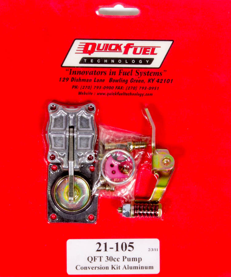Quick Fuel Technology 21-105QFT Accelerator Pump Kit - 30cc