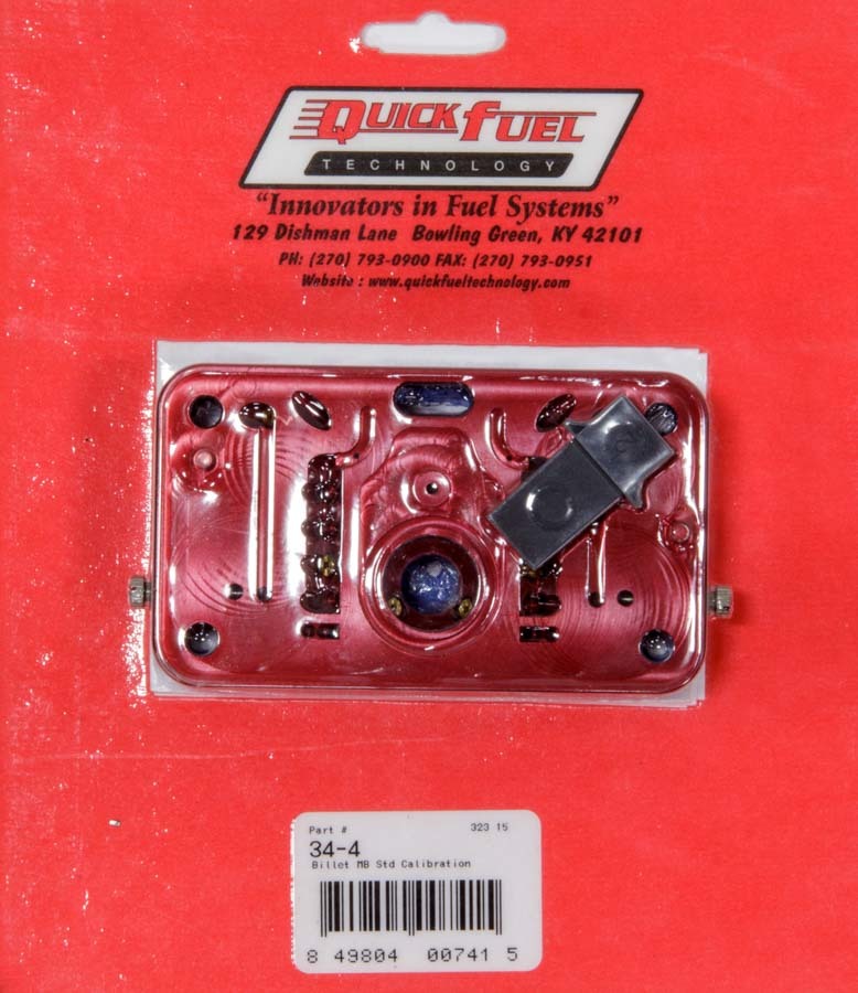 Quick Fuel Technology 34-4QFT Billet Metering Block – Standard Calibration