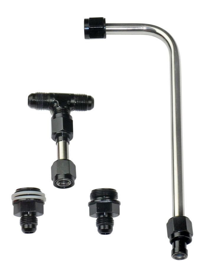 Quick Fuel Technology 34-600BKQFT Carburetor Fuel Line, 6 AN Black