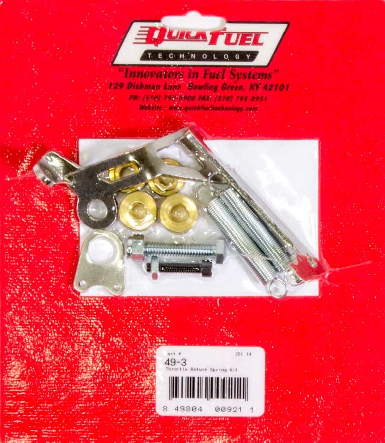 Quick Fuel Technology 49-3QFT Throttle Return Spring Kit for Holley 4150 and Quick Fuel Carburetors