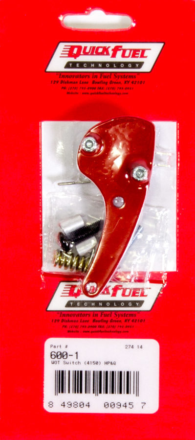 Quick Fuel Technology 600-1QFT Nitrous Micro Switch for 4150 Carburetors
