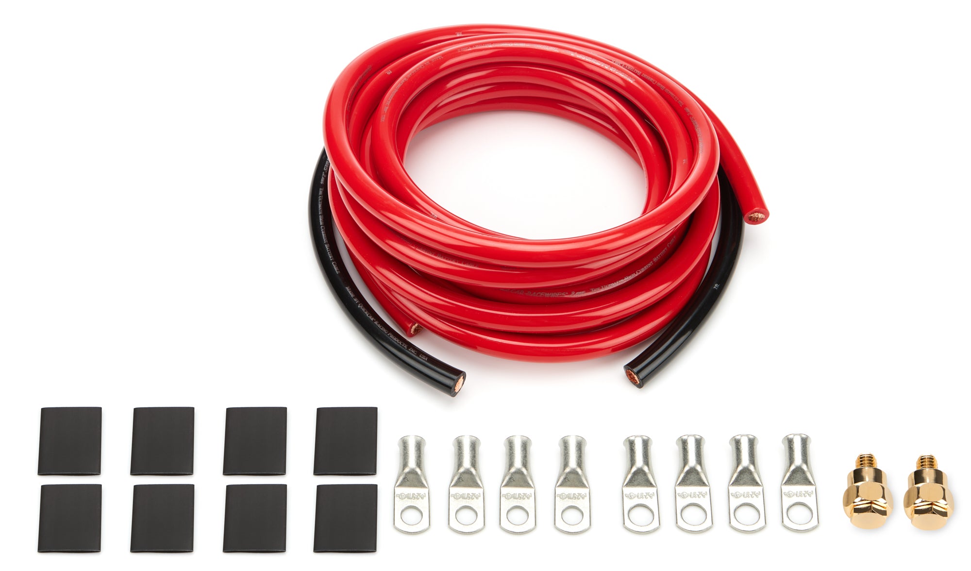 QuickCar Racing Products 57-011 2-Gauge Battery Cable Kit with Side-Mount Terminals