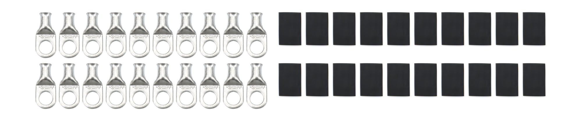 QuickCar Racing Products 57-535-20 4-Gauge Battery Ring Terminals, 1/2-Inch Eyelet, 20-Pack